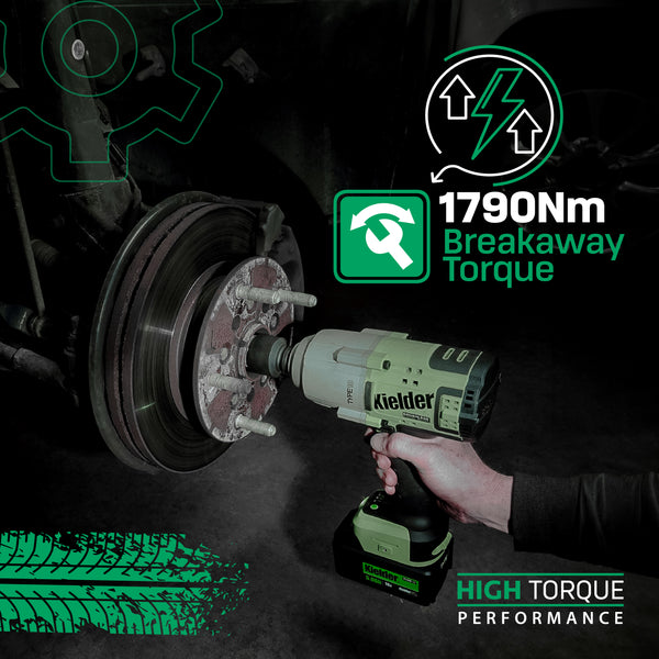 KWT-085-88 TYPE18 18v 1/2" High Torque Impact Wrench + 1 x 5.0Ah Kit (Bare + Battery)