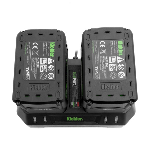 KWT-004 TYPE18 Starter Set: 18v Dual Port Charger + 2 x 5.0Ah Batteries