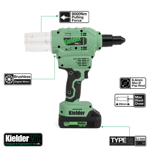 KWT-009 TYPE18 18v Riveter (Kits)