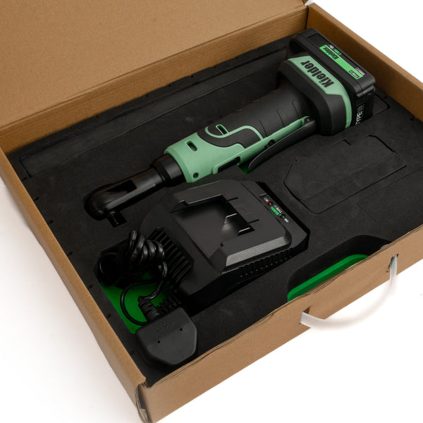 KWT-010-91 TYPE18 18v 3/8" Compact Ratchet, 1 x 2.0Ah + Charger (Eco Case, with EVA Foam Insert)