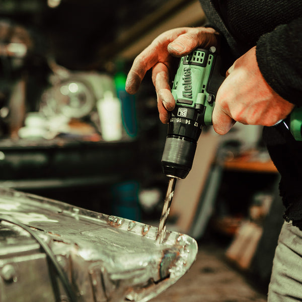 KWT-011-92 TYPE18 18v Drill Driver, 1 x 2.0Ah + 4 x Cobalt Drill Bits (Eco Case, with EVA Foam Insert) - No Charger