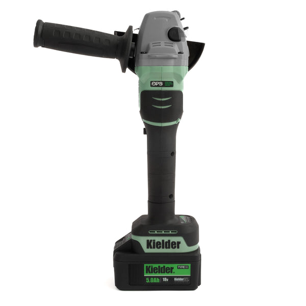 KWT-013-88 TYPE18 18v 115mm Angle Grinder + 1 x 5.0Ah (Bare + Battery)