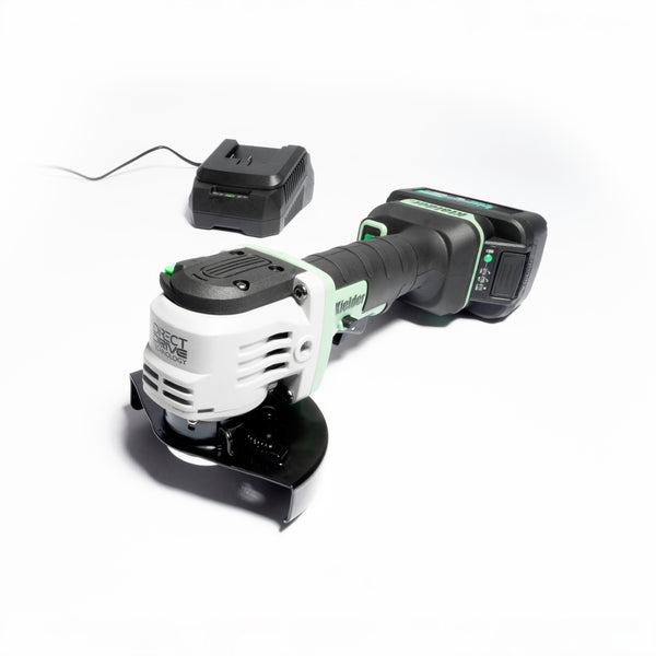 KWT-021-82 TYPE18 18v 115mm Direct Drive Angle Grinder + 1 x 5.0Ah Battery + Charger (Box)