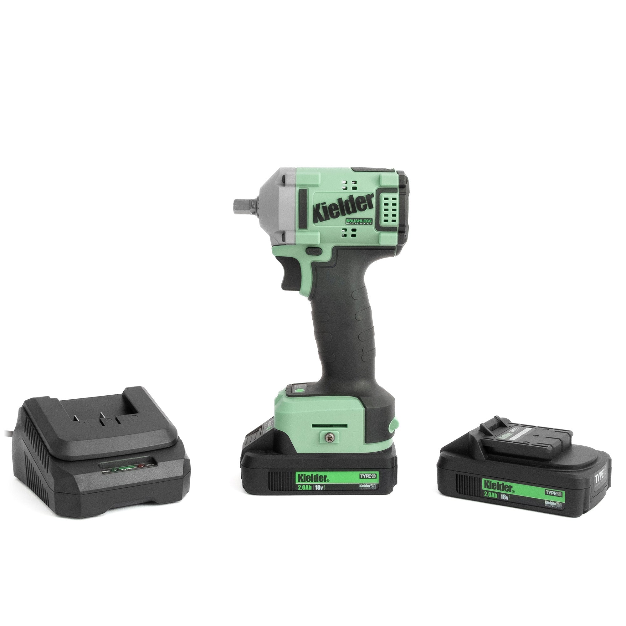 Kinswood 21V Cordless Impact Wrench & Drill Combo Kit – 7-Piece Heavy Duty Set, 330 In-lbs Torque