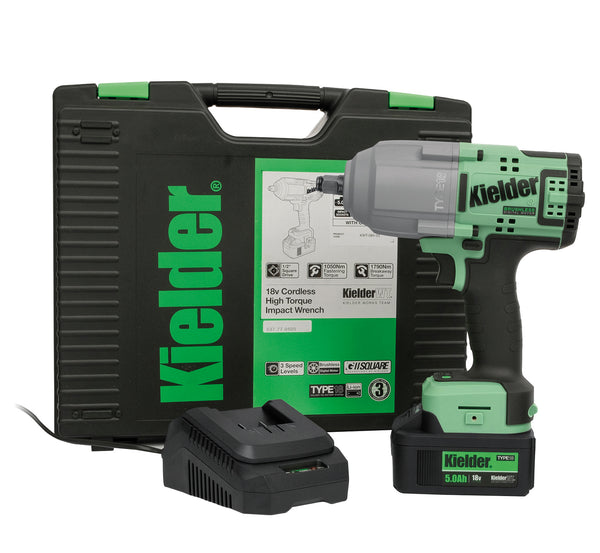 KWT-085-01 TYPE18 18v 1/2" High Torque Impact Wrench, 1 x 5.0Ah Kit