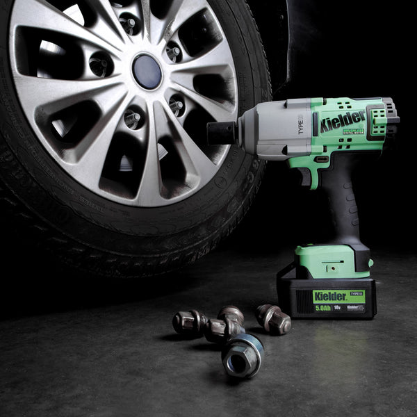 KWT-085-88 TYPE18 18v 1/2" High Torque Impact Wrench + 1 x 5.0Ah Kit (Bare + Battery)