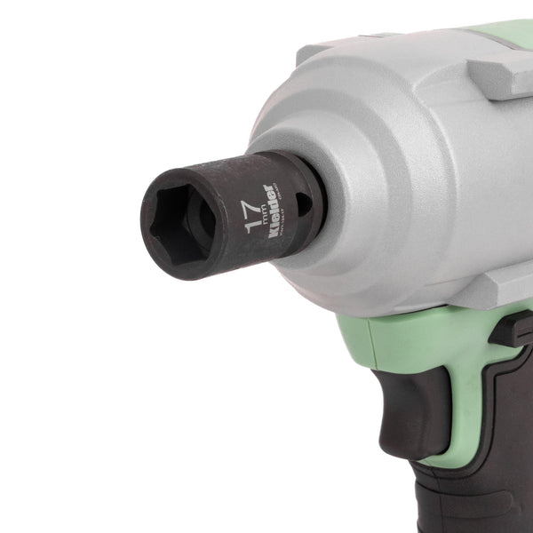 KWT-124-05 1/2" 11pc Short Impact Socket Set (On Socket Rail)