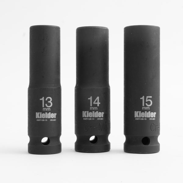 KWT-126 1/2" Deep Impact Socket Set 13, 14, 15mm (3pc)