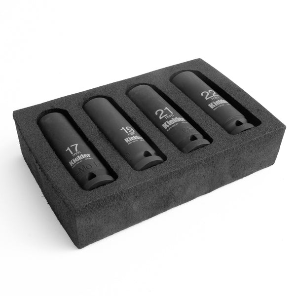 KWT-126 1/2" Deep Impact Socket Set 17, 19, 21 & 22mm (4pc)