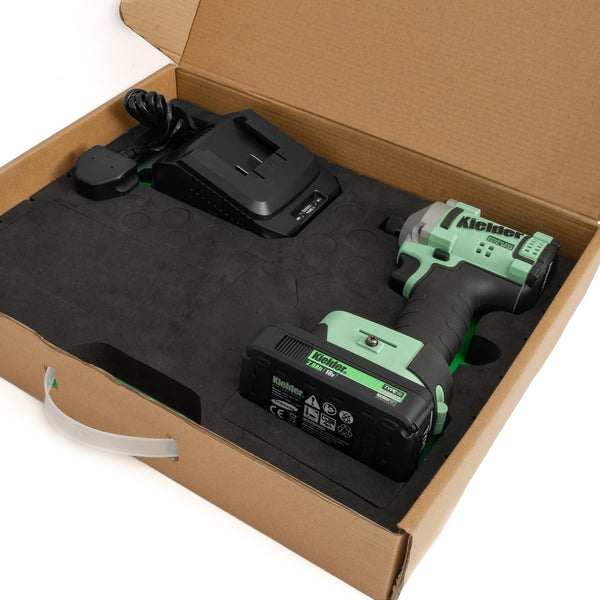 KWT-155-81 TYPE18 18v 1/4" Ultra Compact Impact Driver, 1 x 2.0Ah + Charger (Eco Case, with EVA Foam Insert)