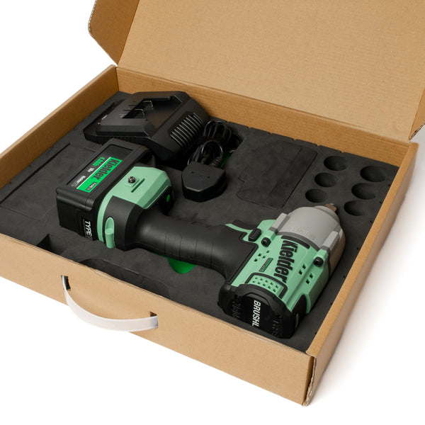 KWT-180-83 TYPE18 18v 1/2" Mid Torque Impact Wrench, 1 x 4.0Ah + Charger (Eco Case, with EVA Foam Insert)