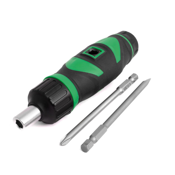 KWT-201-01 Ratchet Screwdriver Handle with PH2 & SL5 Bits