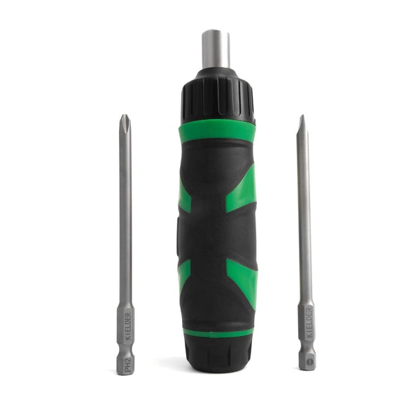 KWT-201-01 Ratchet Screwdriver Handle with PH2 & SL5 Bits