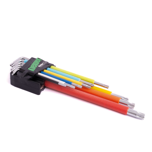 KWT-202-01T 9pc Colour Coded Long Torx Key Set