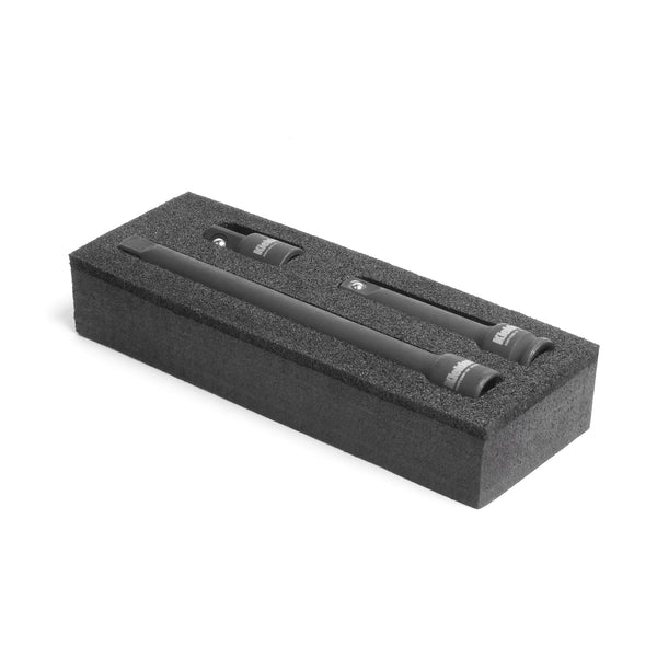 KWT-385 3pc Impact Socket Adapter & Extension Set (3/8" to 1/2" Adapter + 75 & 150mm 3/8" Extension)