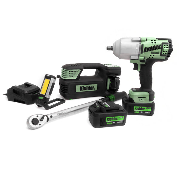 KWT-882-01 TYPE18 18v Loaded Wheel Change Tech Kit