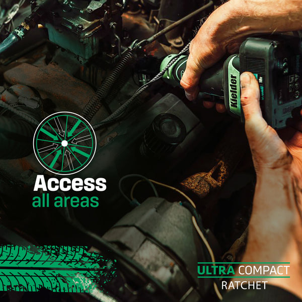 KWT-BBB 3 Battery Bundle Box (Mid Torque Impact Wrench & Compact Ratchet)