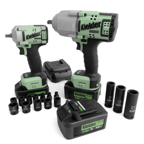 KWT-BBB 3 Battery Bundle Box (High Torque Impact Wrench & Ultra Compact Impact Wrench)
