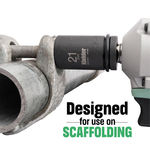 KWT-125-PO 1/2" 21mm Impact Socket (52mm Long) + Pin & O-Ring