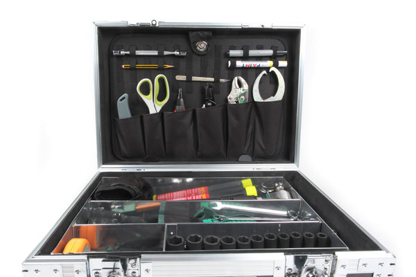 KWT-008 PRO-S Mechanics Tool Flight Case with Aluminium Tool Tray Insert