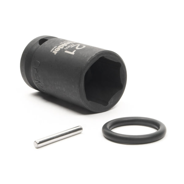 KWT-125-PO 1/2" 21mm Impact Socket (52mm Long) + Pin & O-Ring