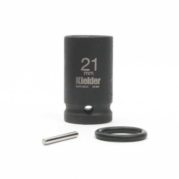 KWT-125-PO 1/2" 21mm Impact Socket (52mm Long) + Pin & O-Ring