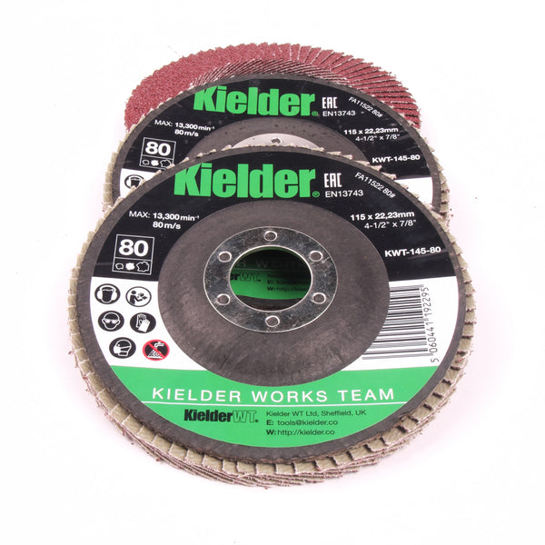 KWT-145 115mm 80 Grit Flap Disc for Angle Grinder