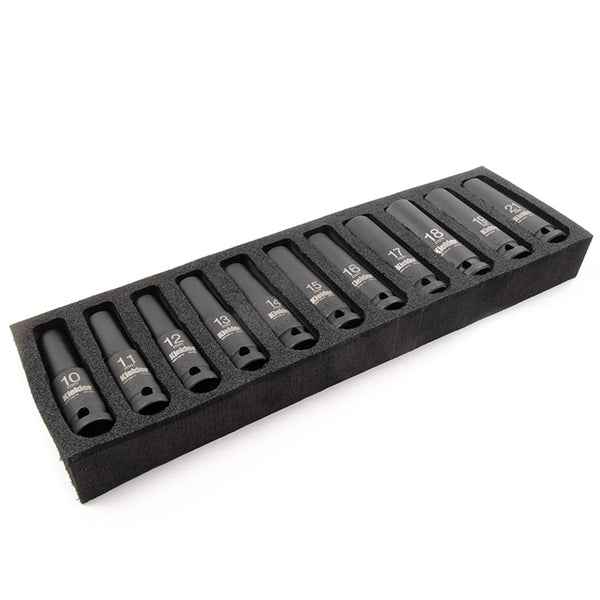KWT-126 1/2" 11pc Deep Impact Socket Set (In Foam)